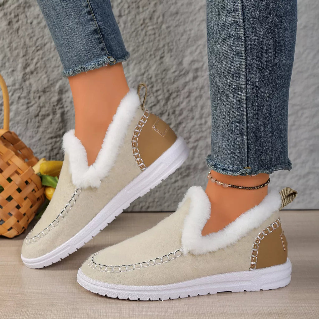 Plush-Lined Slip-Ons