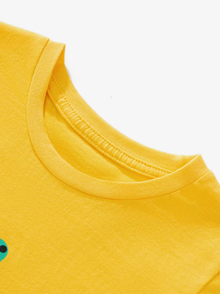 Children's Crocodile Print T-Shirt and Shorts Set
