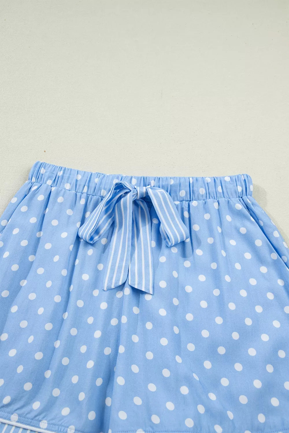 Dotted Print Soft Short Pajama Set