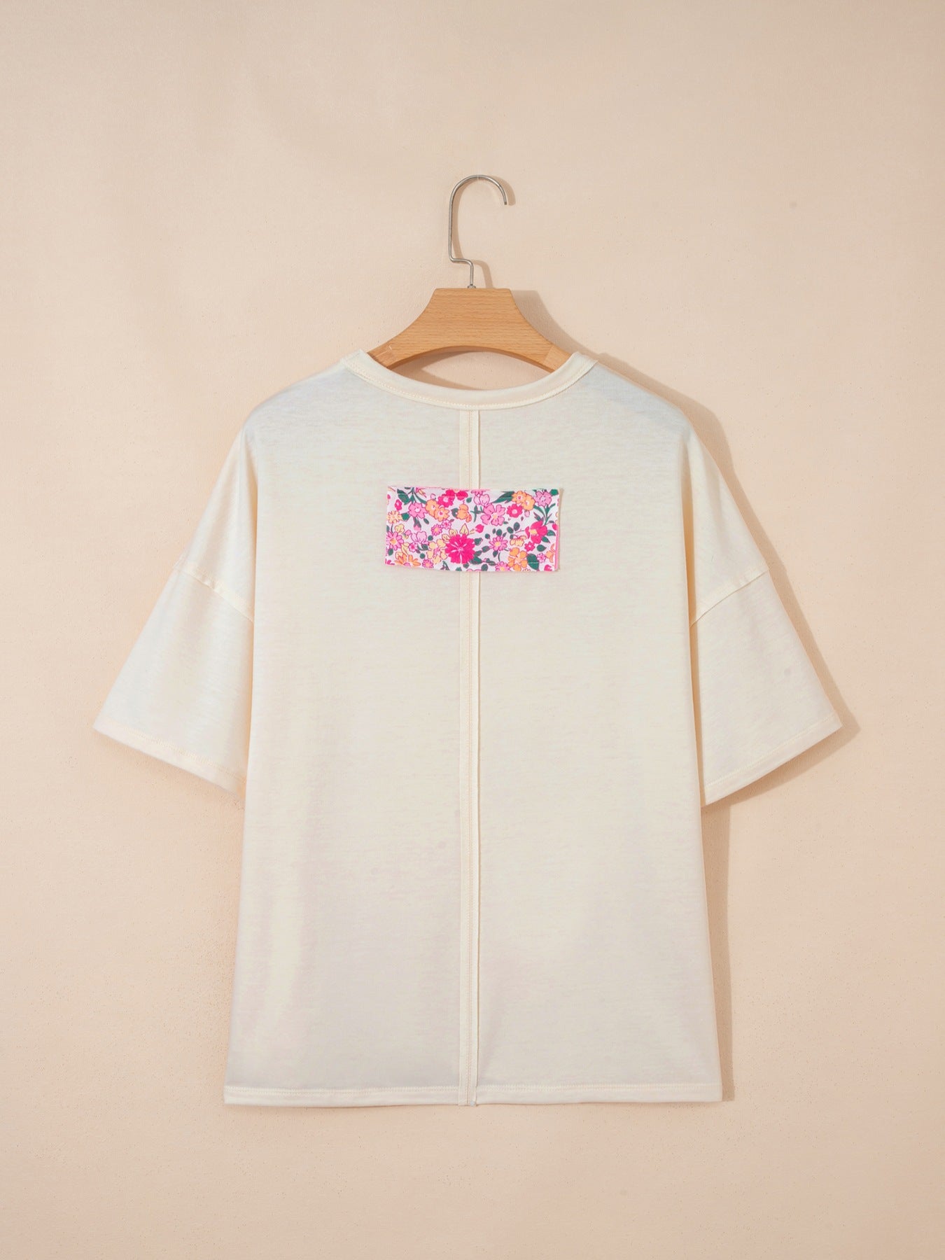 Floral Half Sleeve Oversized Top
