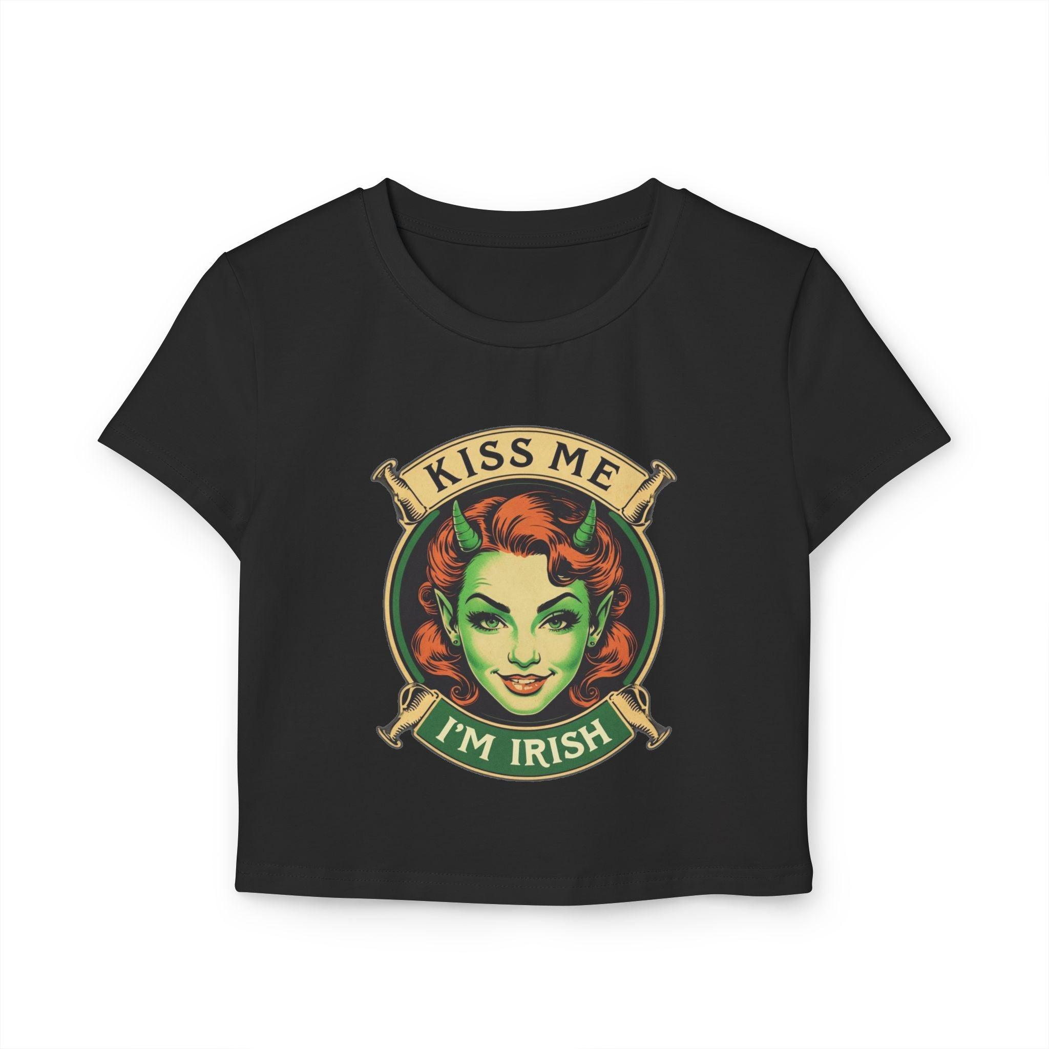 St Patricks Day Baby Tee Kiss Me Im Irish