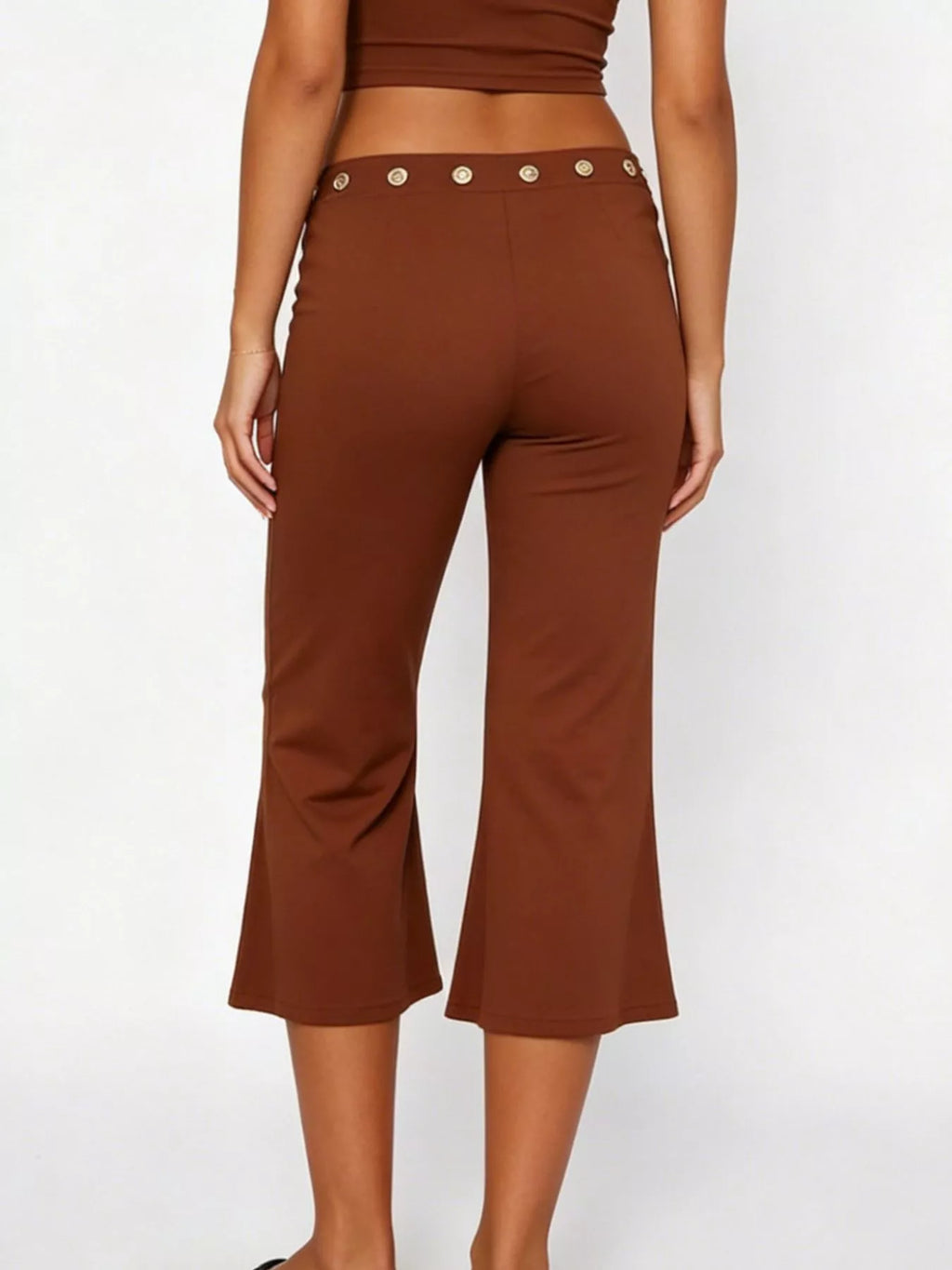 Mid Rise Capris Pants