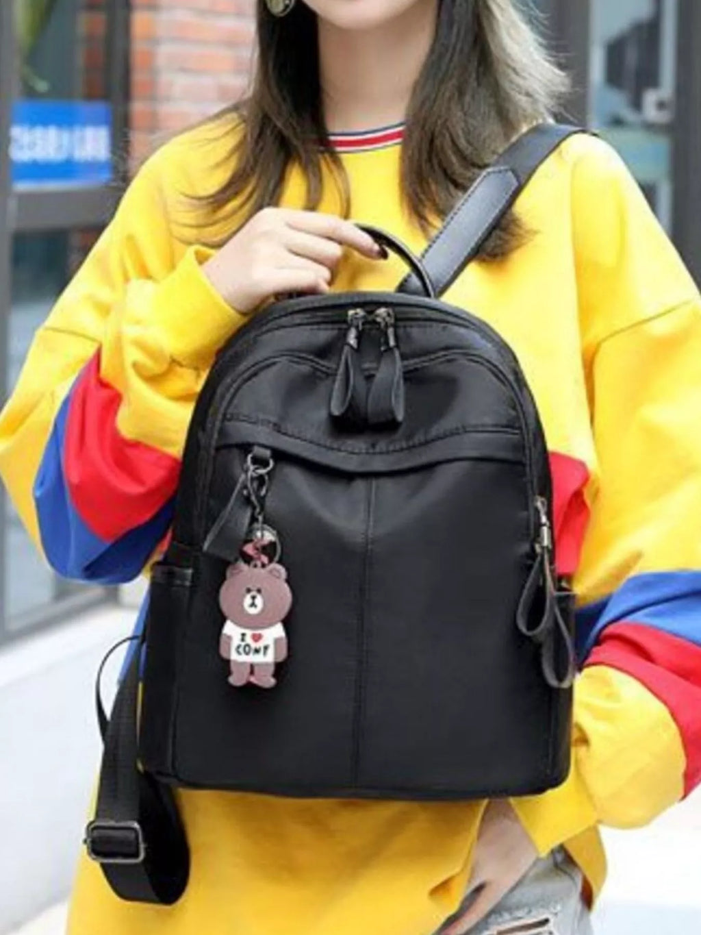 Lightweight Nylon Backpack Bag