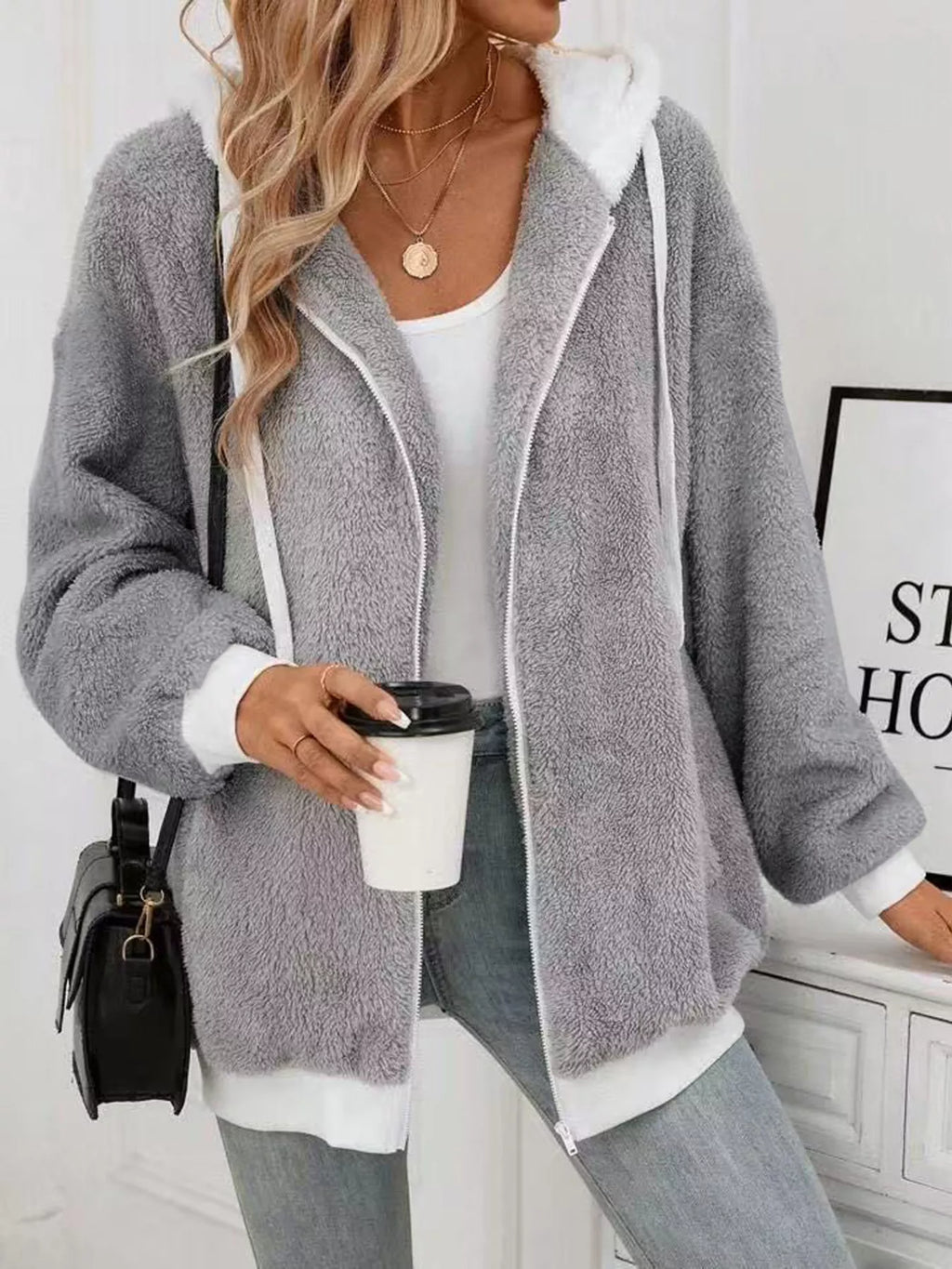 Cozy Fleece Zip-Up Outerwear