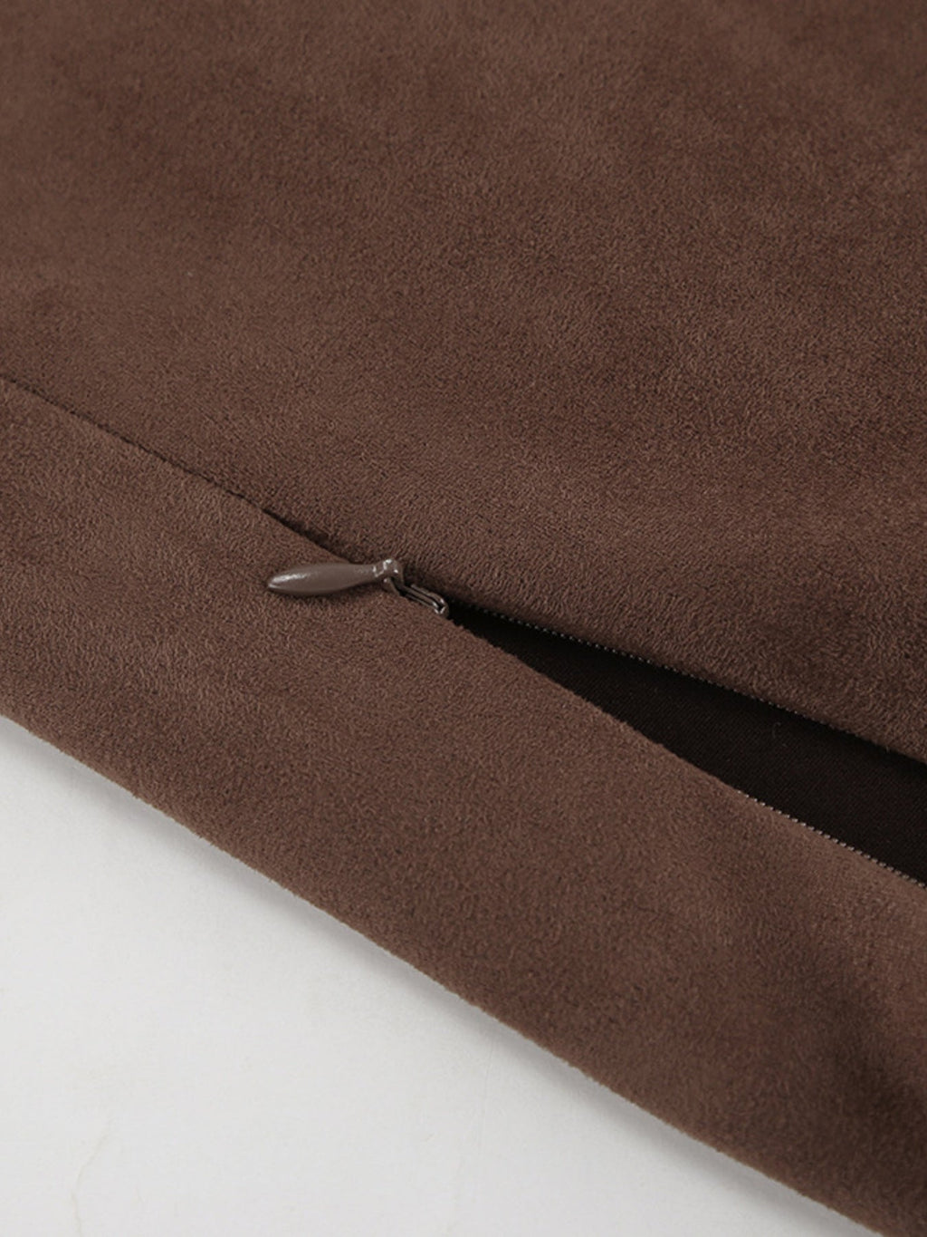 Suede Midi Skirt