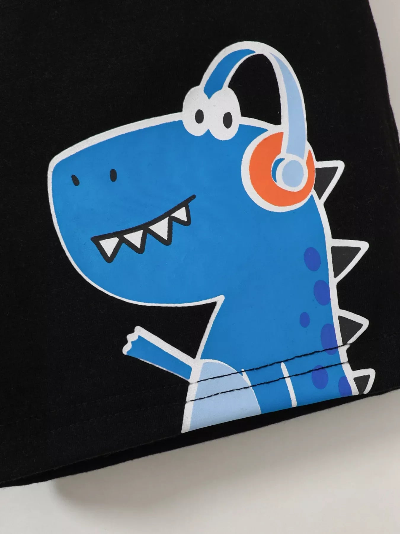 Children's Dinosaur Graphic Tee and Shorts Set