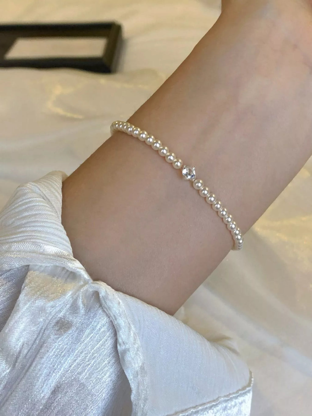 Adjustable Pearl Bracelet