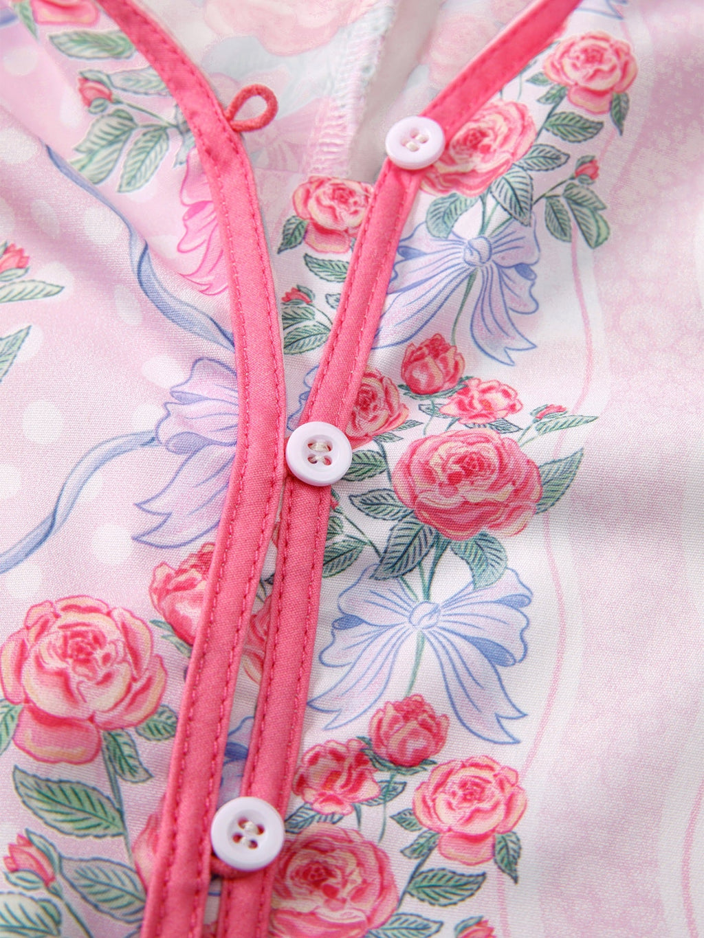 Floral Collared Ruffled Half Sleeve Shirt
