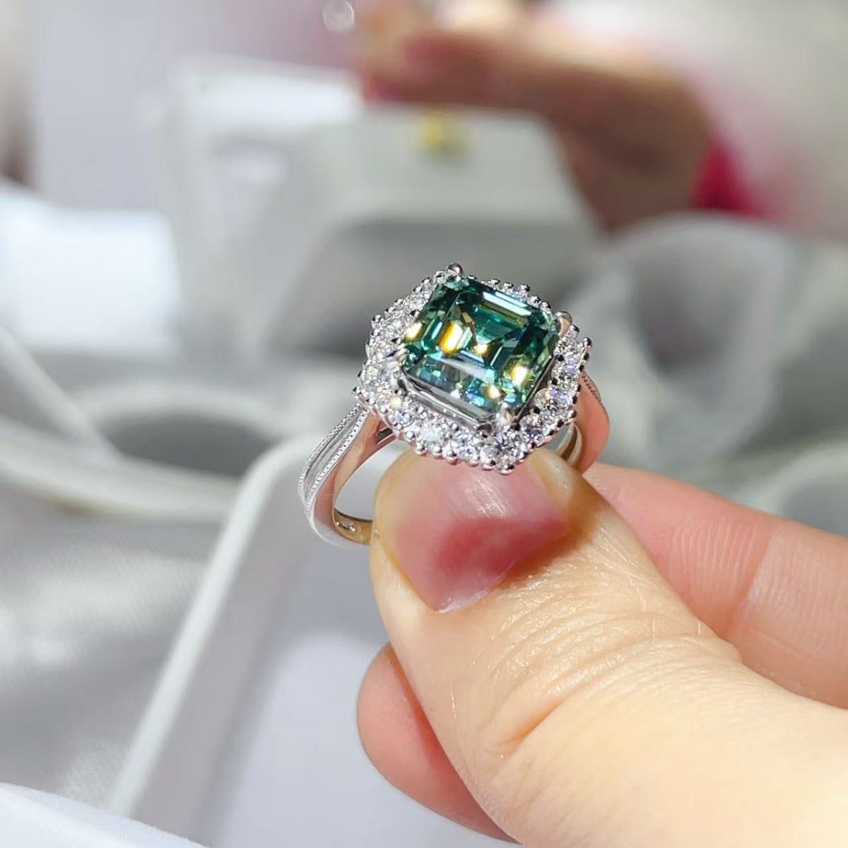 3 Carat Moissanite 925 Sterling Silver Ring