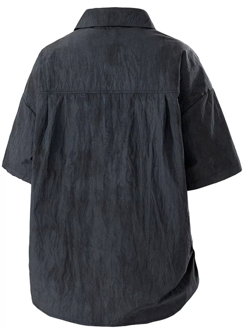 Men's Plus Size Button Up Short Sleeve Shirt
