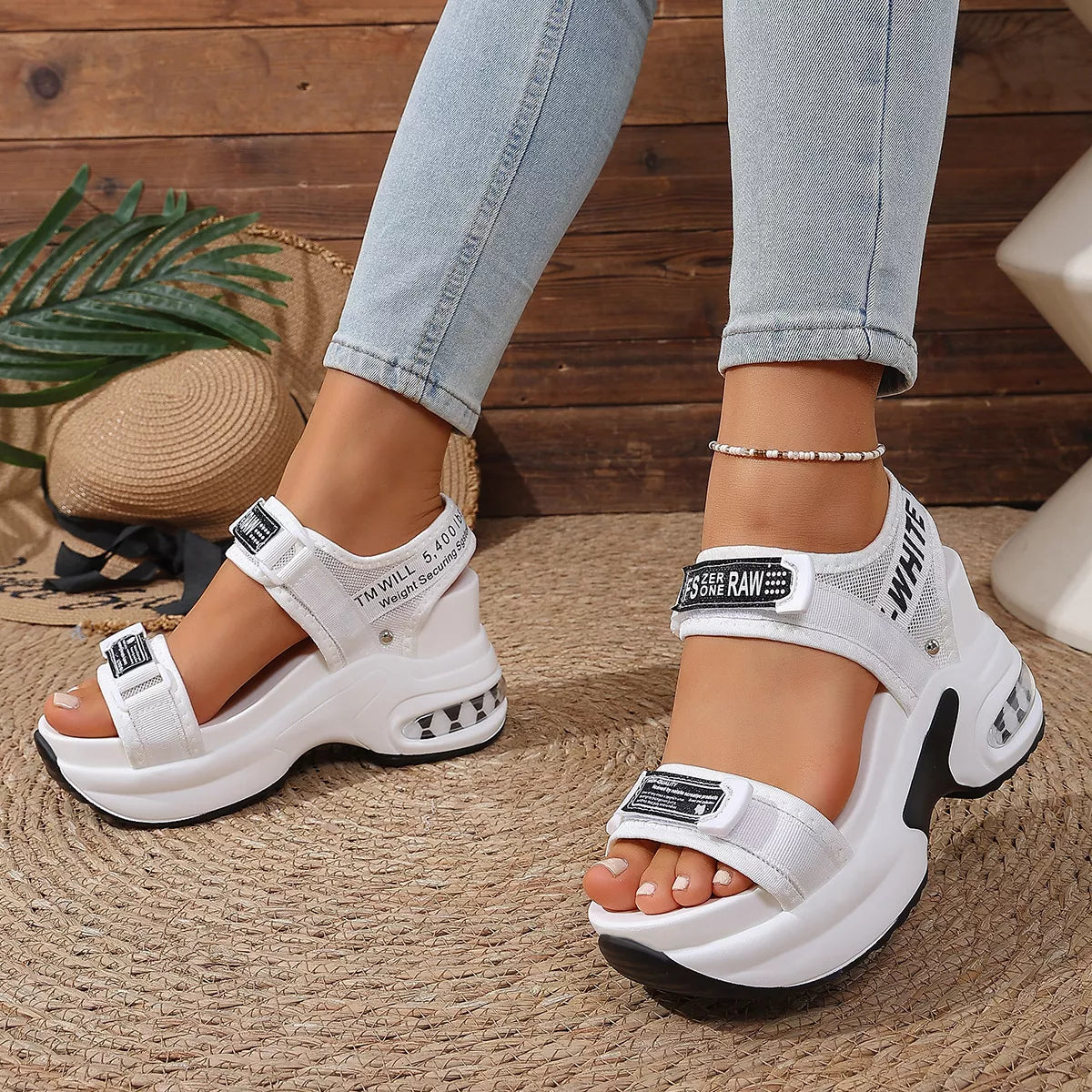 Open Toe Wedge Sandals