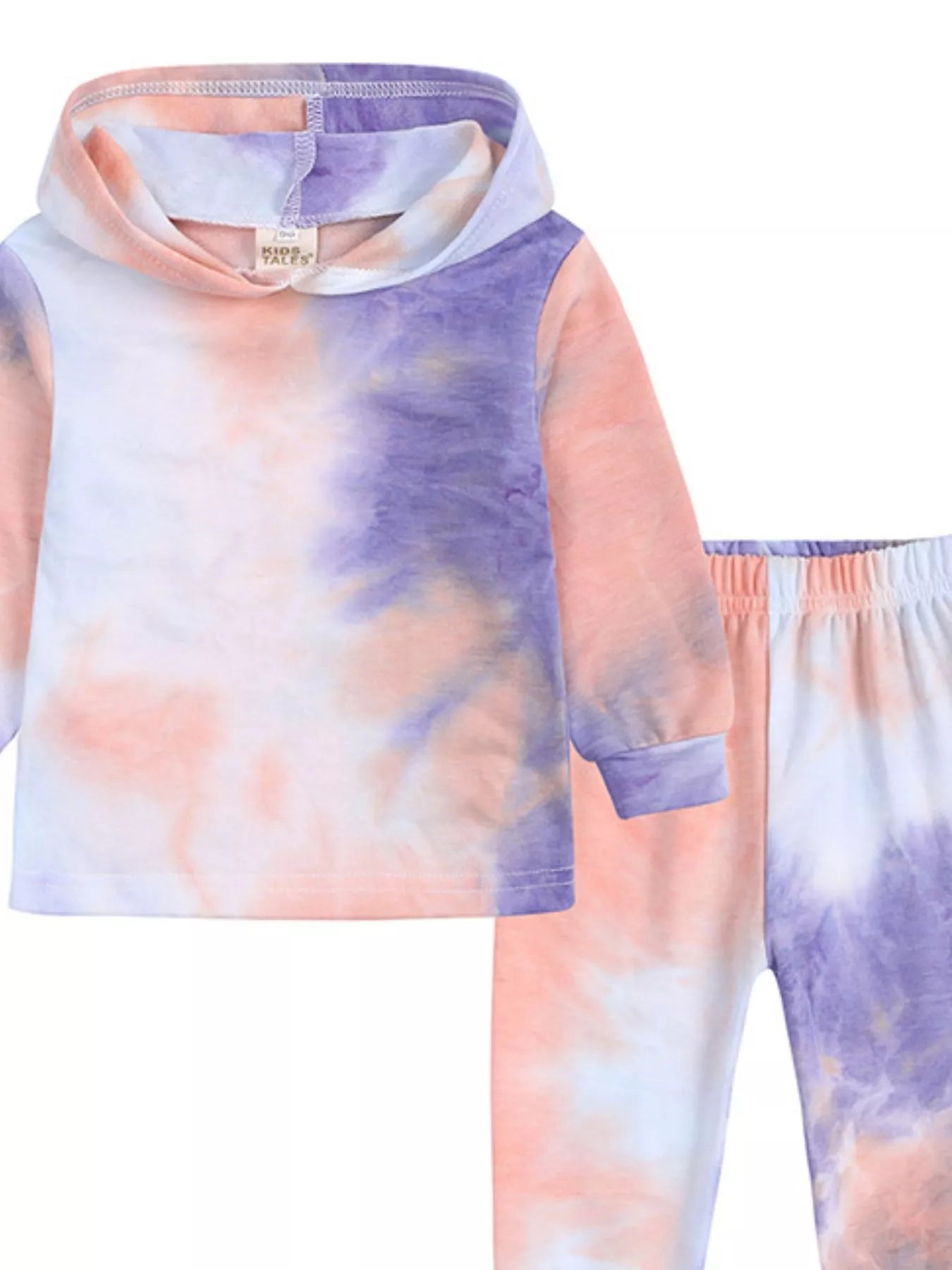 Children's Tie-Dye Hoodie and Pants Set