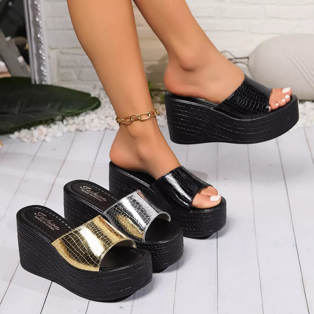 Open Toe Wedge Sandals