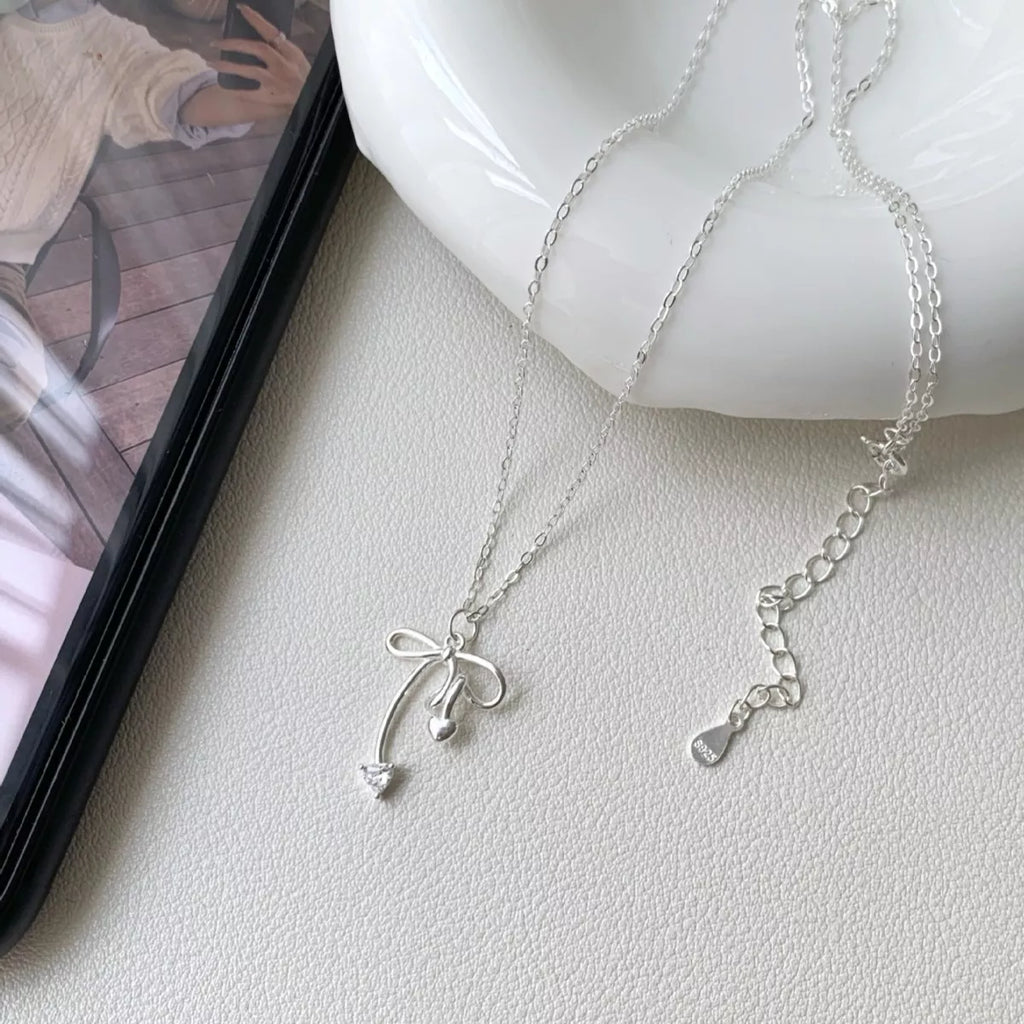 Bowknot Pendant Necklace