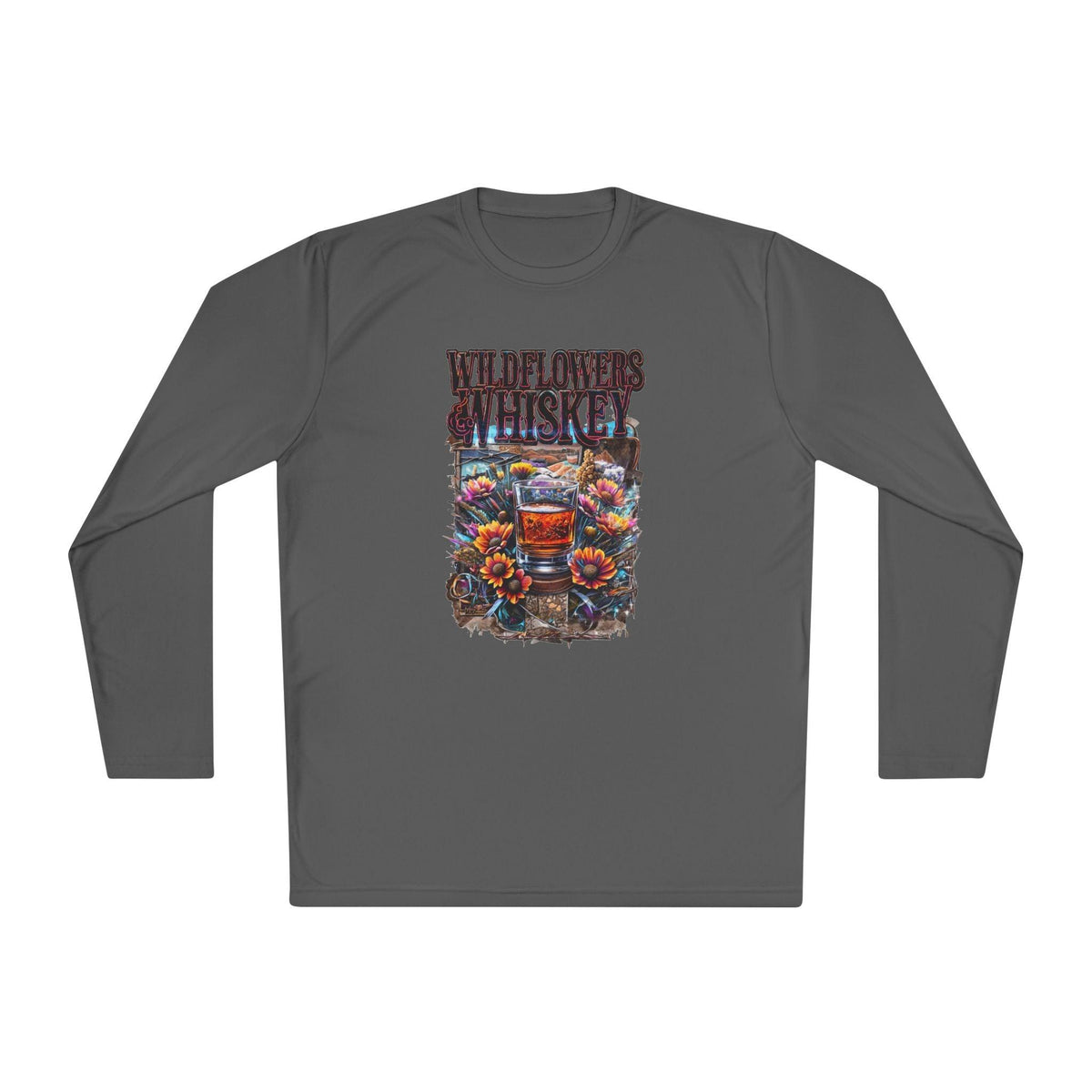 Wildflowers and Whiskey Lightweight Long Sleeve Tee