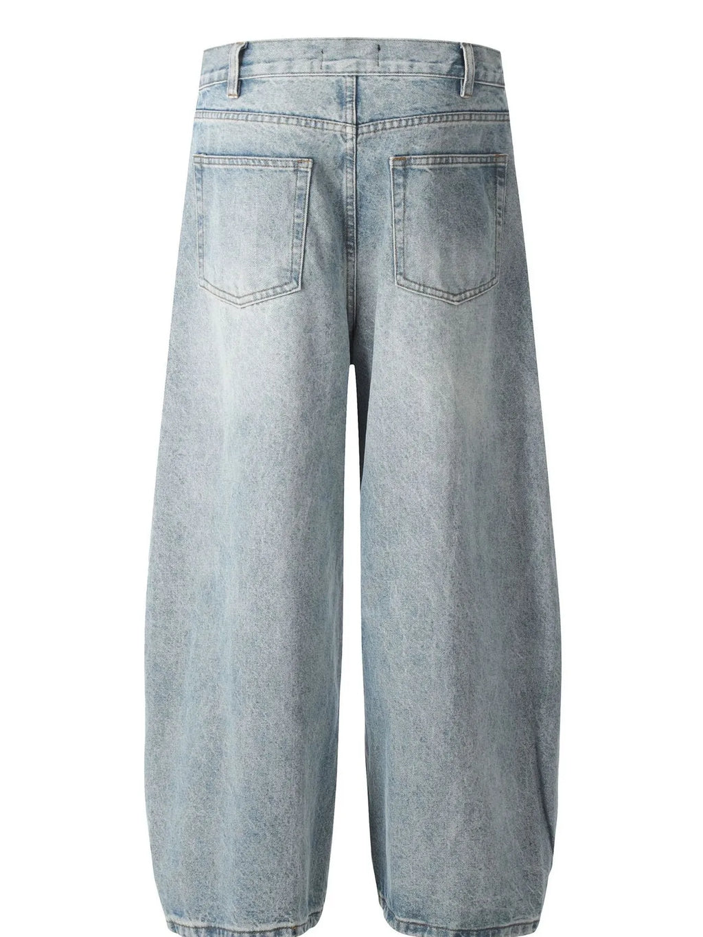 Men's Washed Relaxed Fit Baggy Jeans