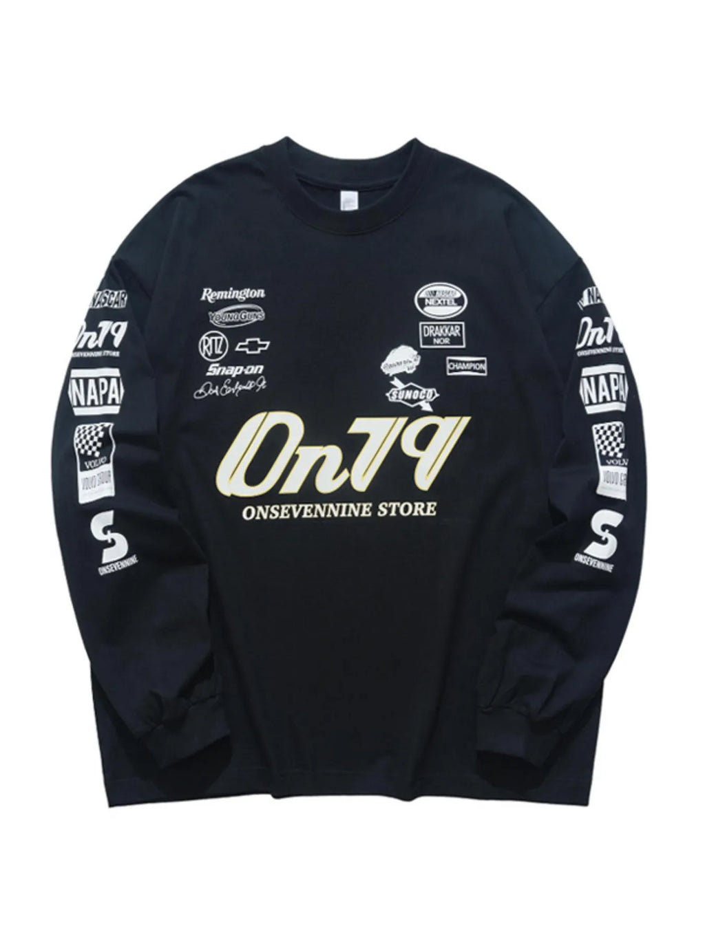 Men's Graphic Round Neck Long Sleeve T-Shirt