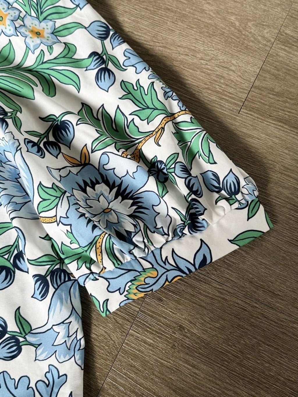 Floral Print Half Sleeve Blouse