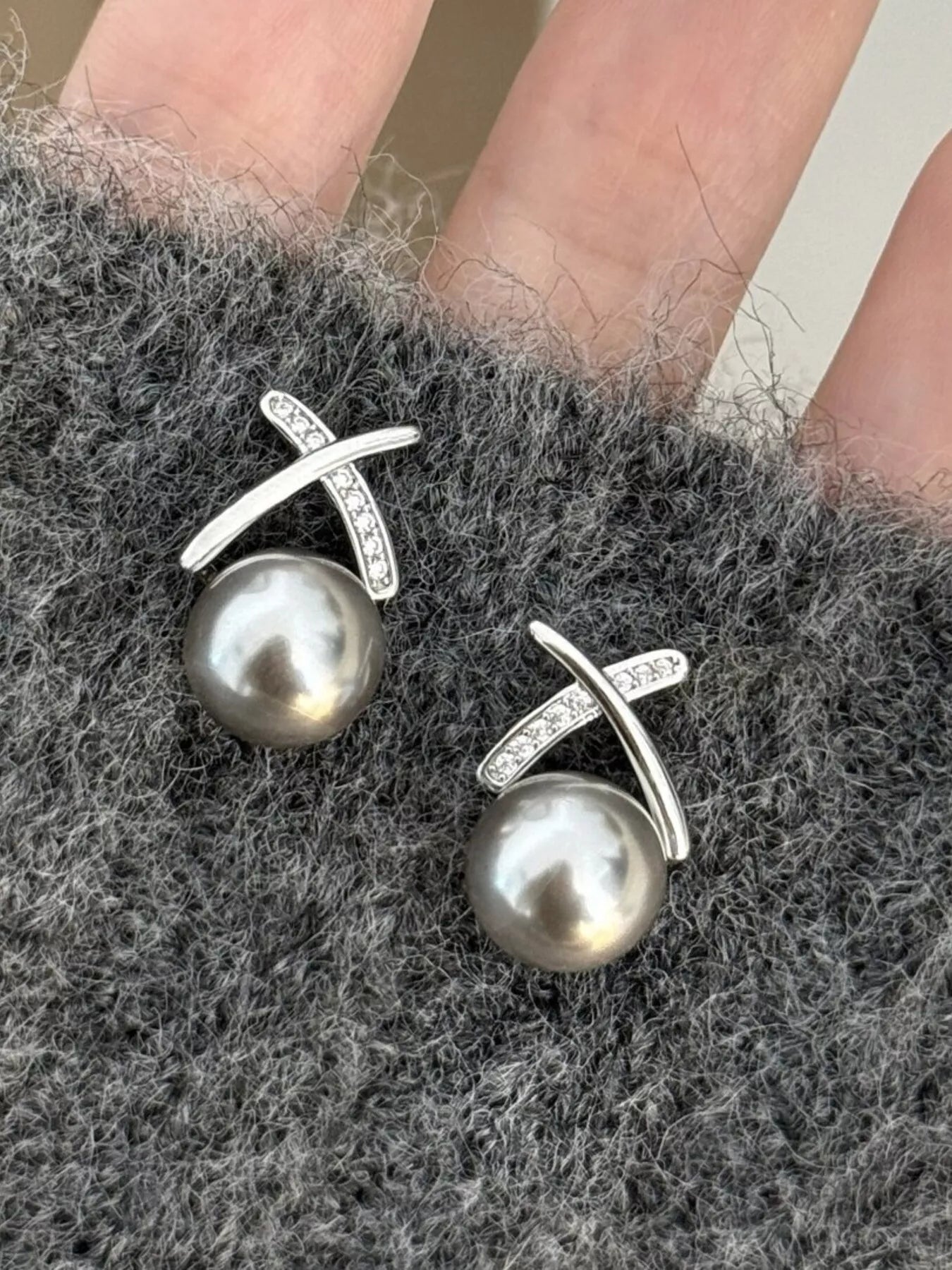 Pearl Stud Earrings