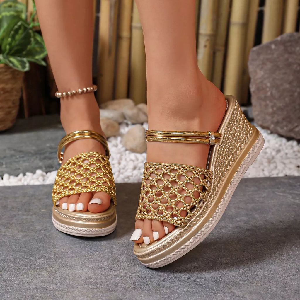 Open Toe Wedge Sandals