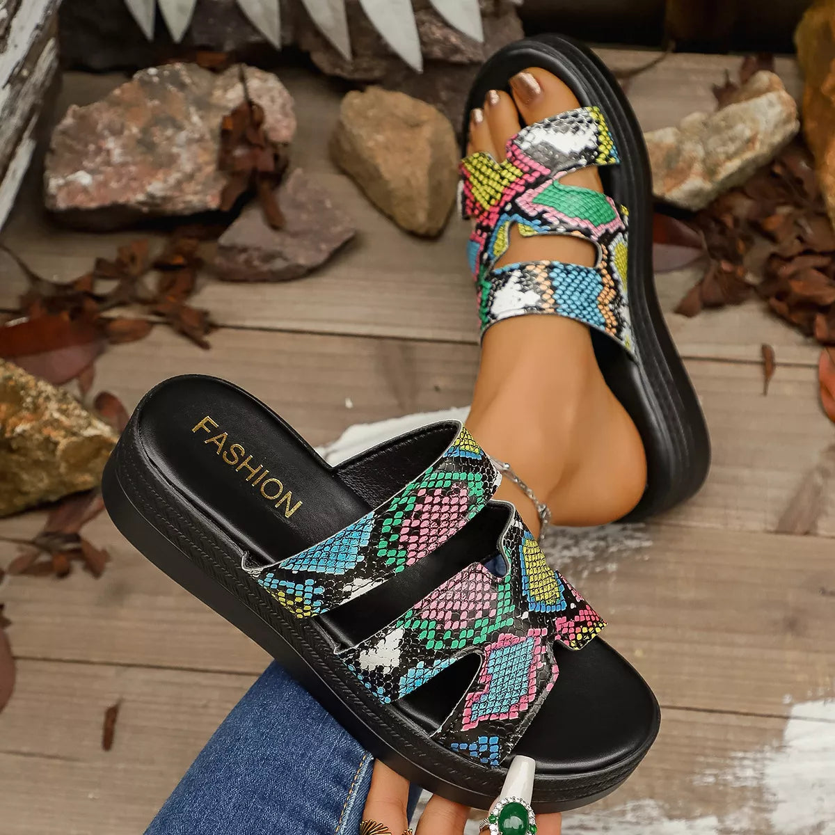 Open Toe Platform Sandals