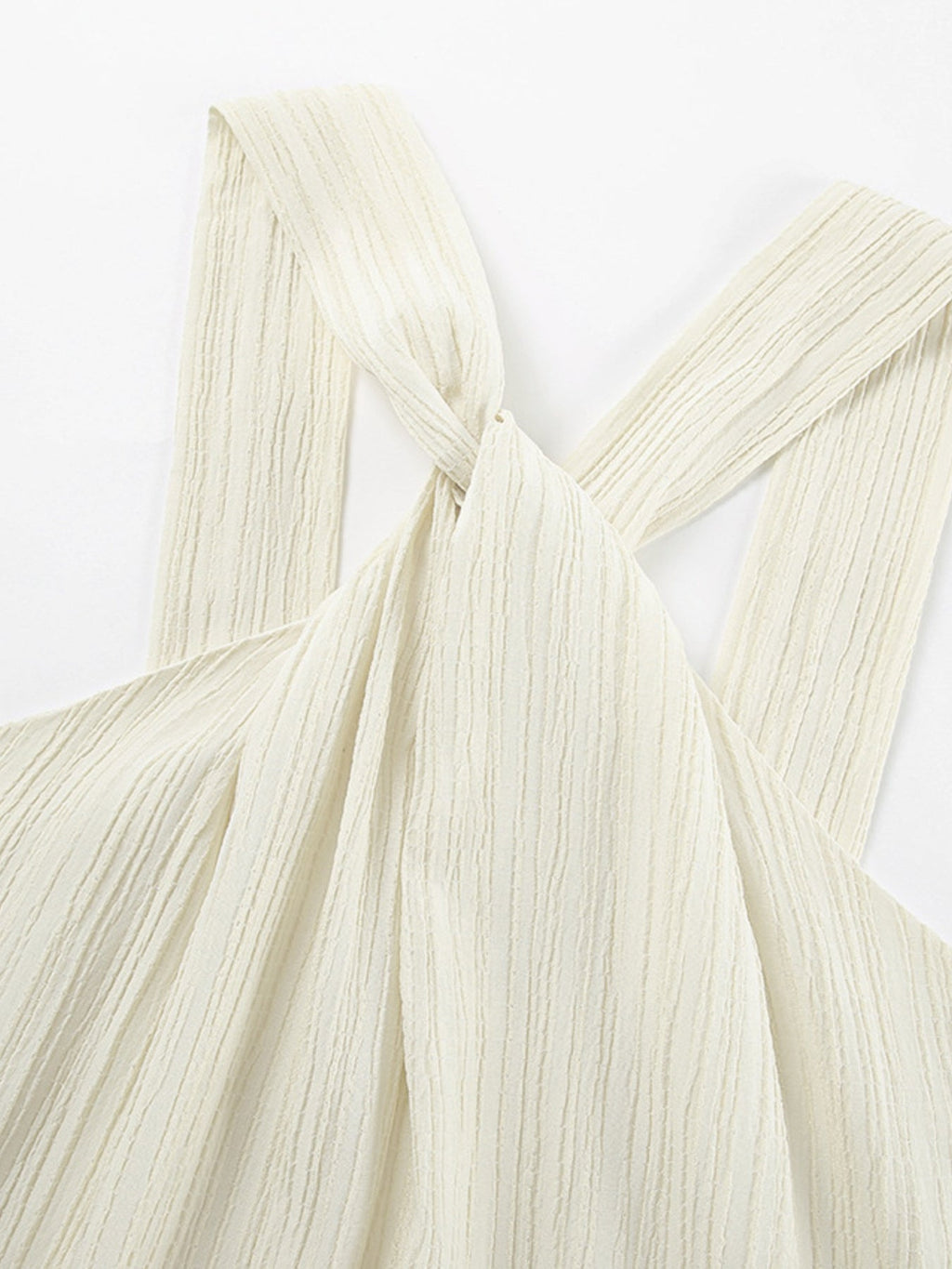 Halter Neck Flowy Maxi Dress