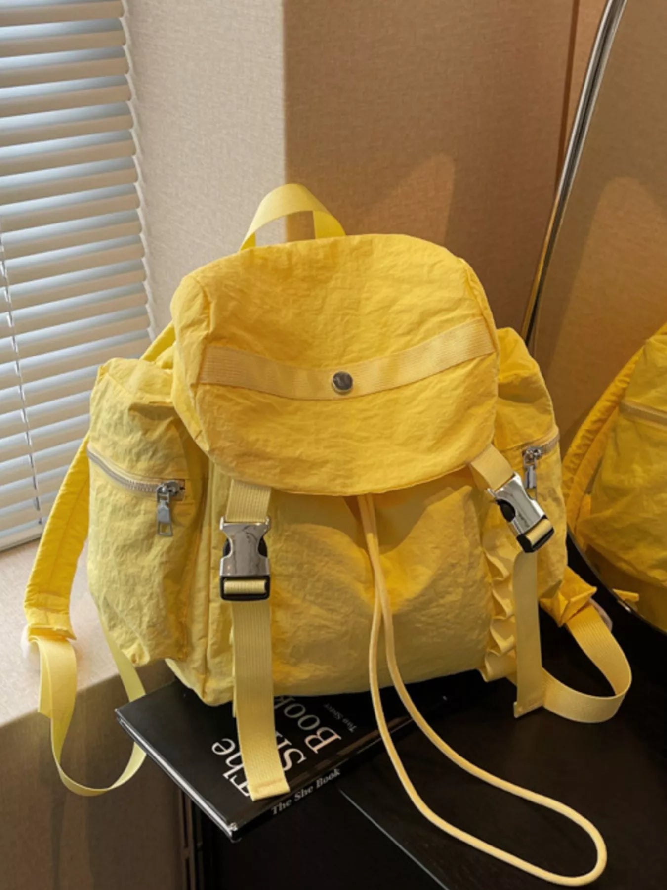 Lightweight Drawstring Casual Backpack Bag