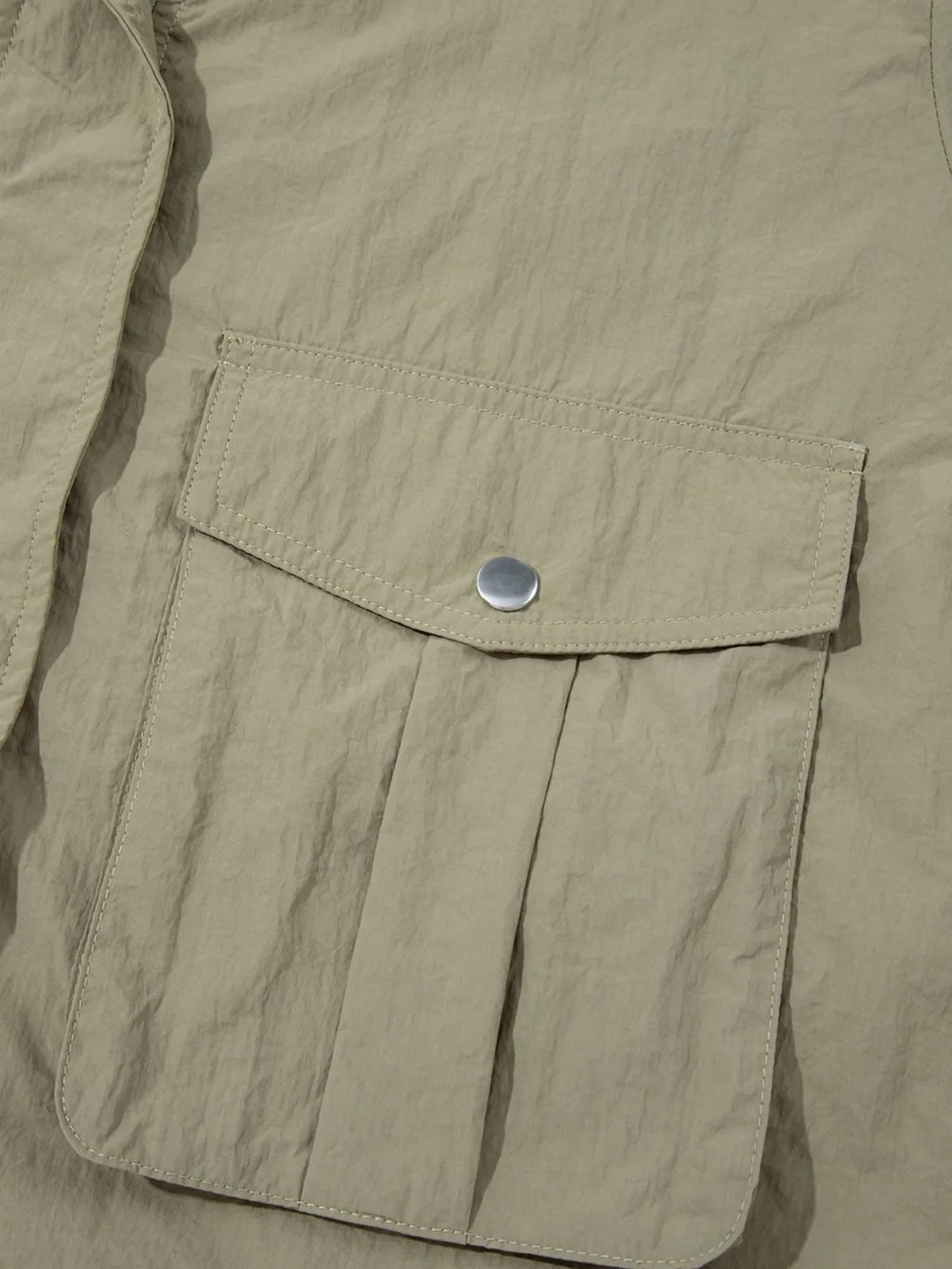 Zip Up Cropped Hooded Utility Jacket