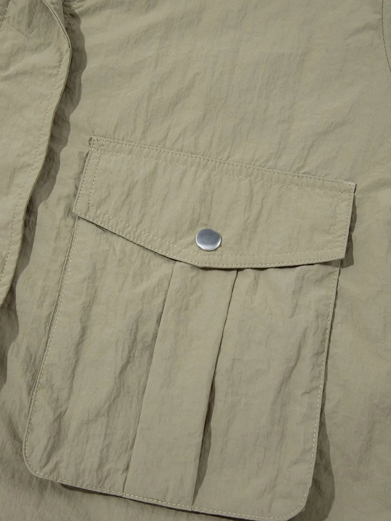Zip Up Cropped Hooded Utility Jacket