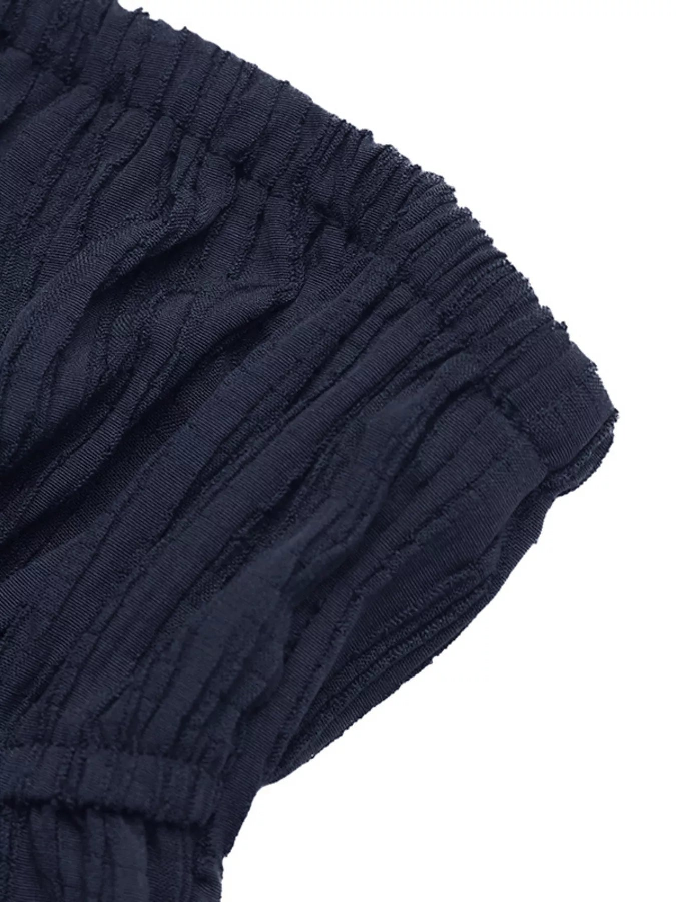 Textured Tube Top & Wide Leg Pants Set