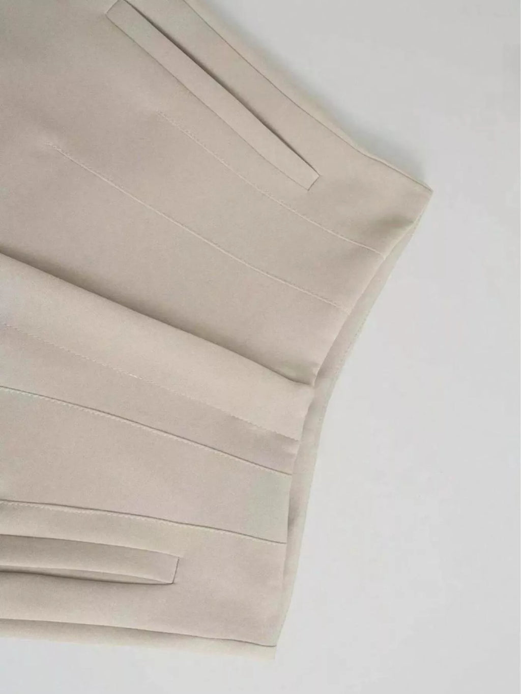 High-Waisted Straight-Leg Pants