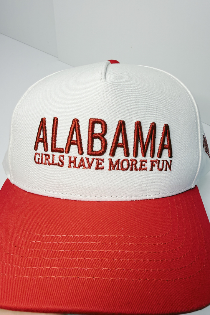TRR - Cotton Structured Hat - ALABAMA Girls Have More fun