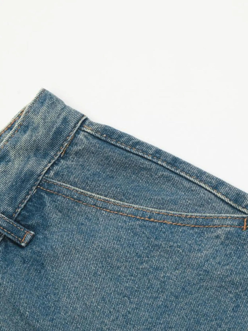 Men's Washed Multi-Pocket Cargo Jeans