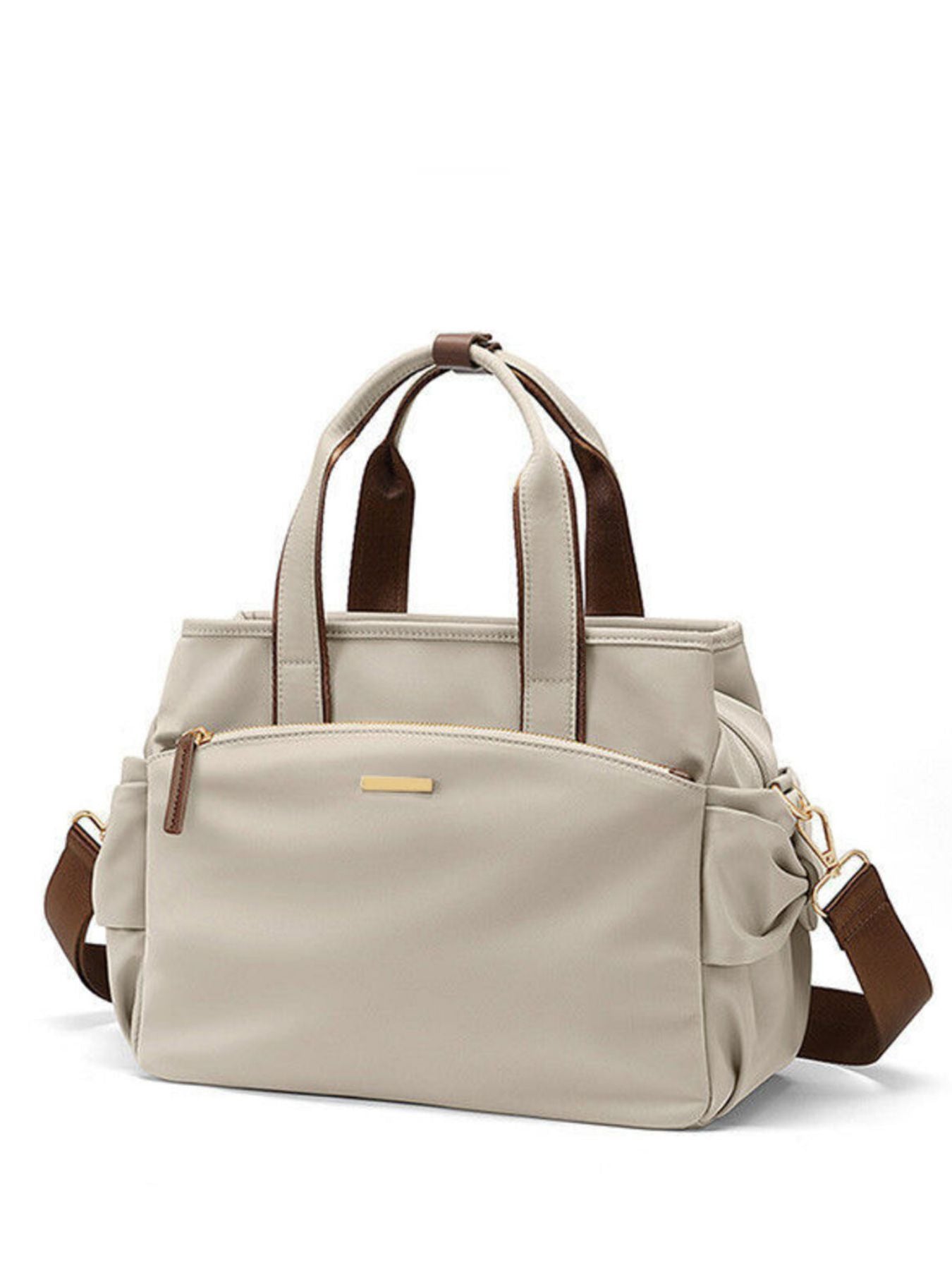 Top Handle Nylon Shoulder Bag
