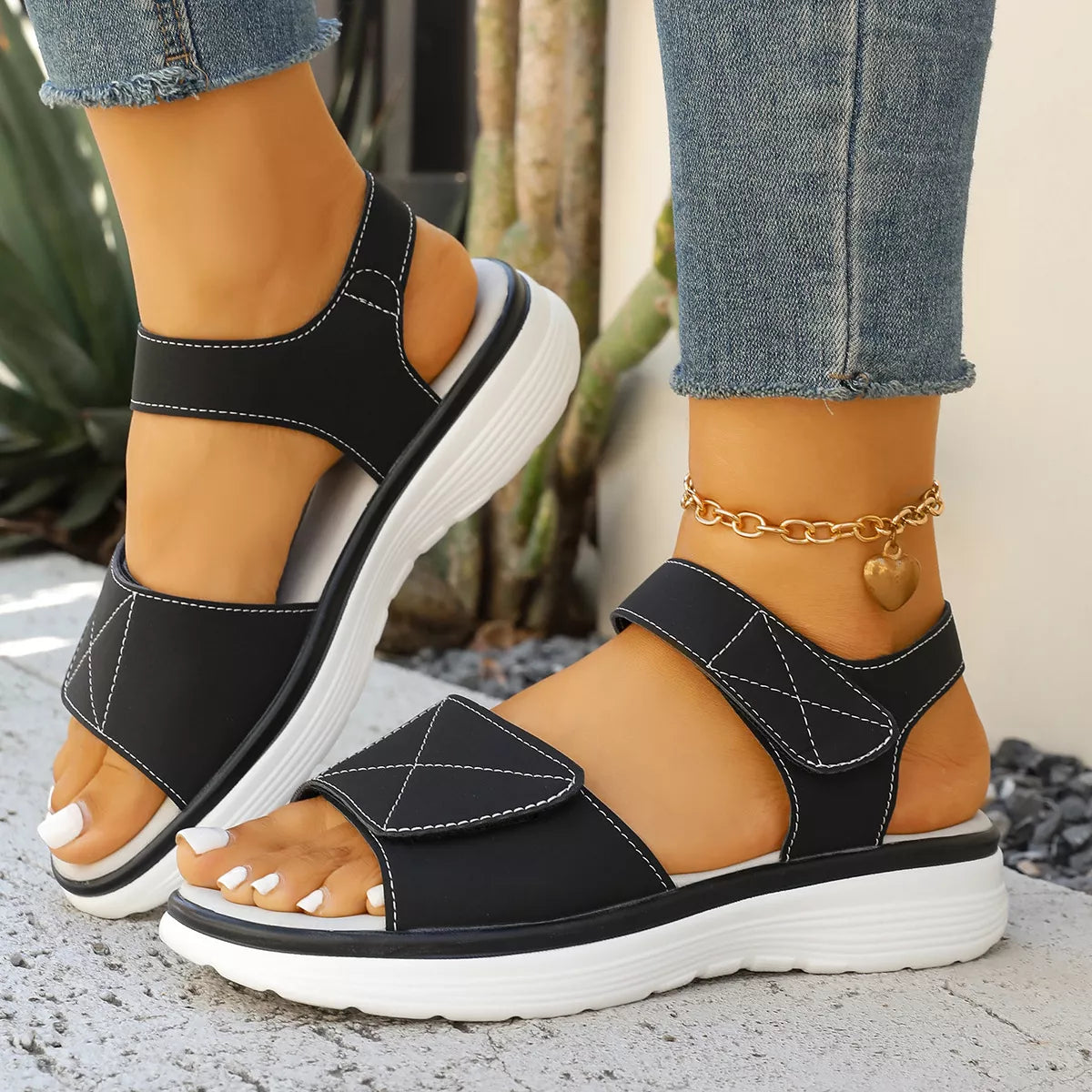 Open Toe Platform Sandals