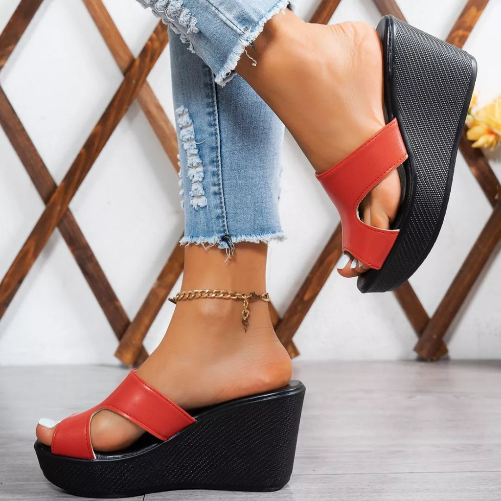 Open Toe Wedge Sandals