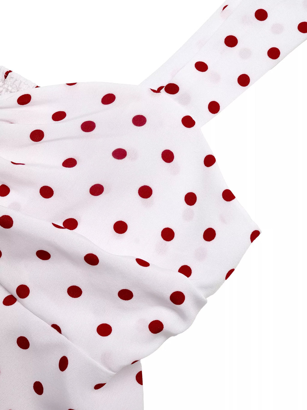 Polka Dot Ruched Cami