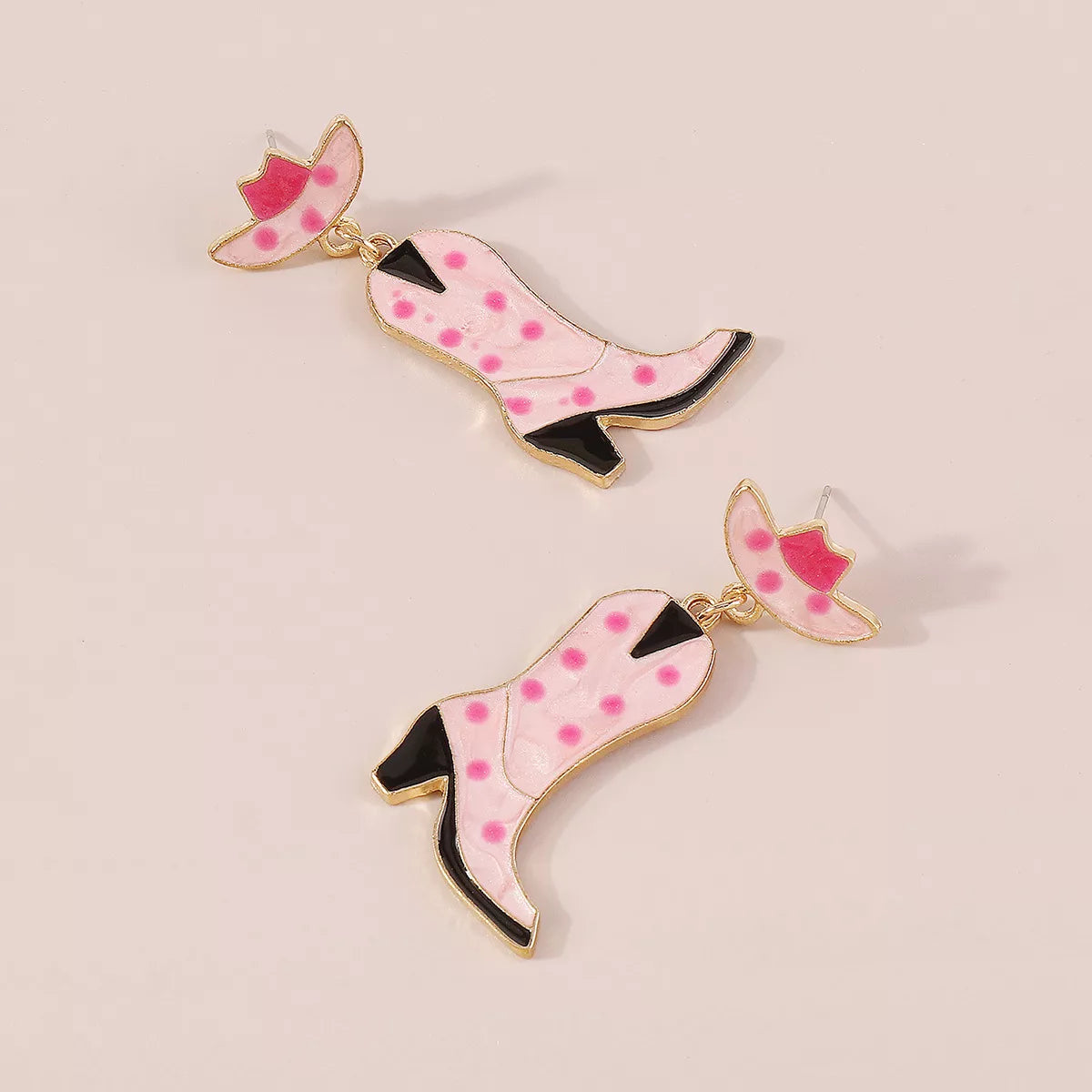 Cowboy Boot Dangle Earrings