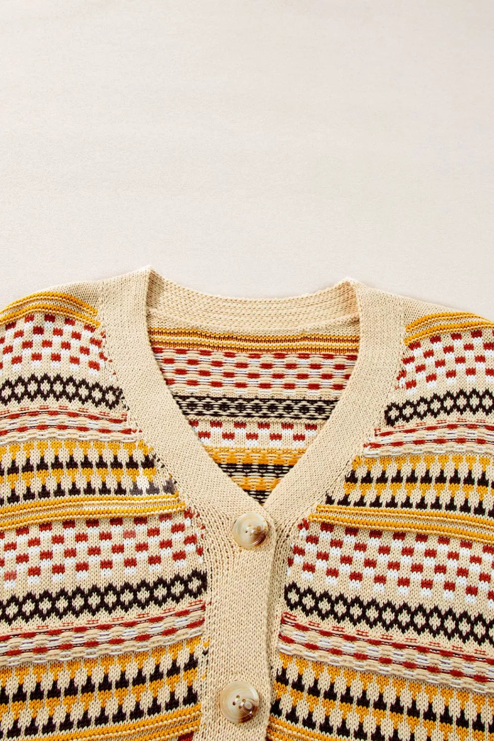 Button Down Long Sleeve Cardigan