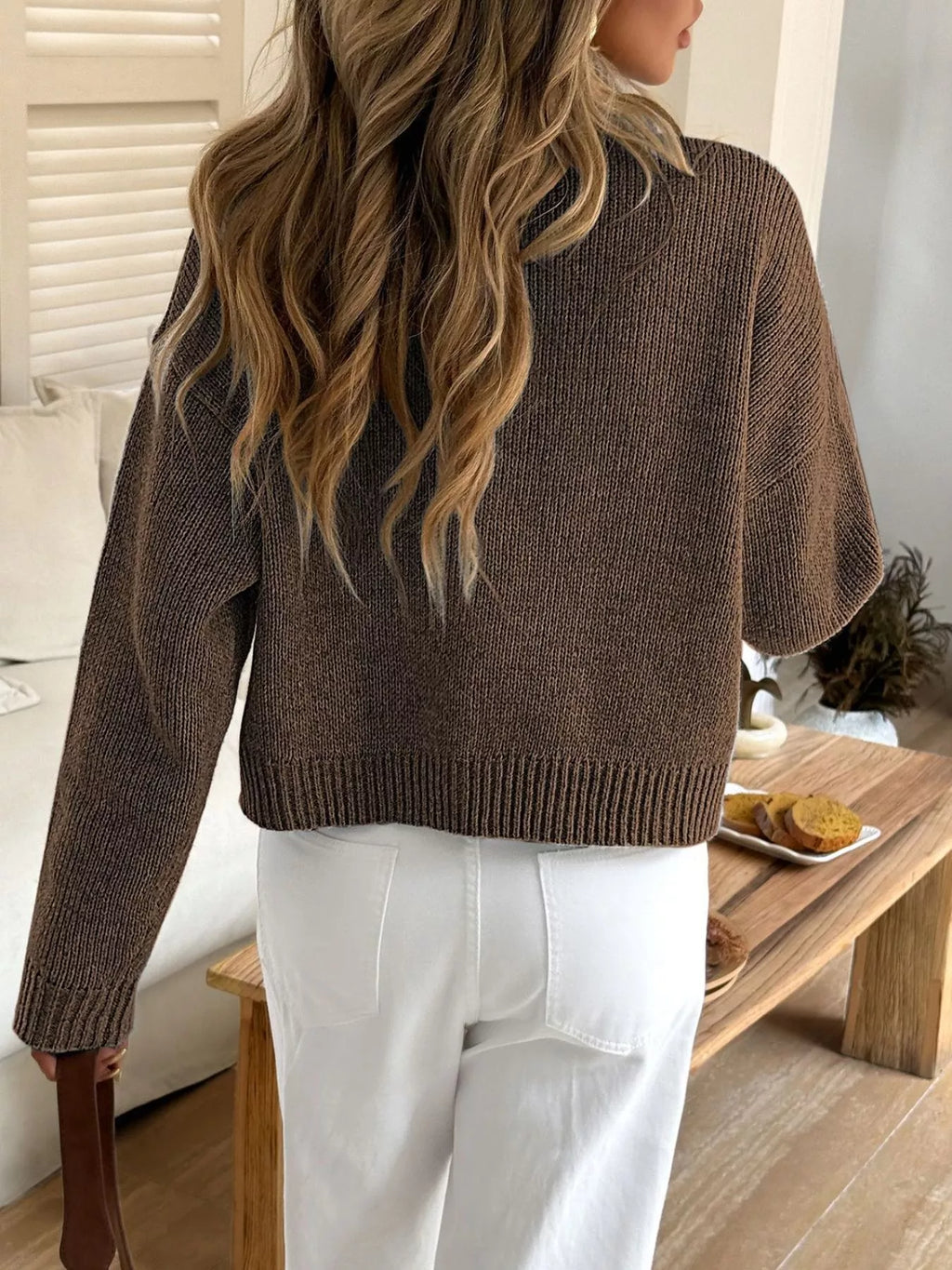 Button-Down Knit Cardigan