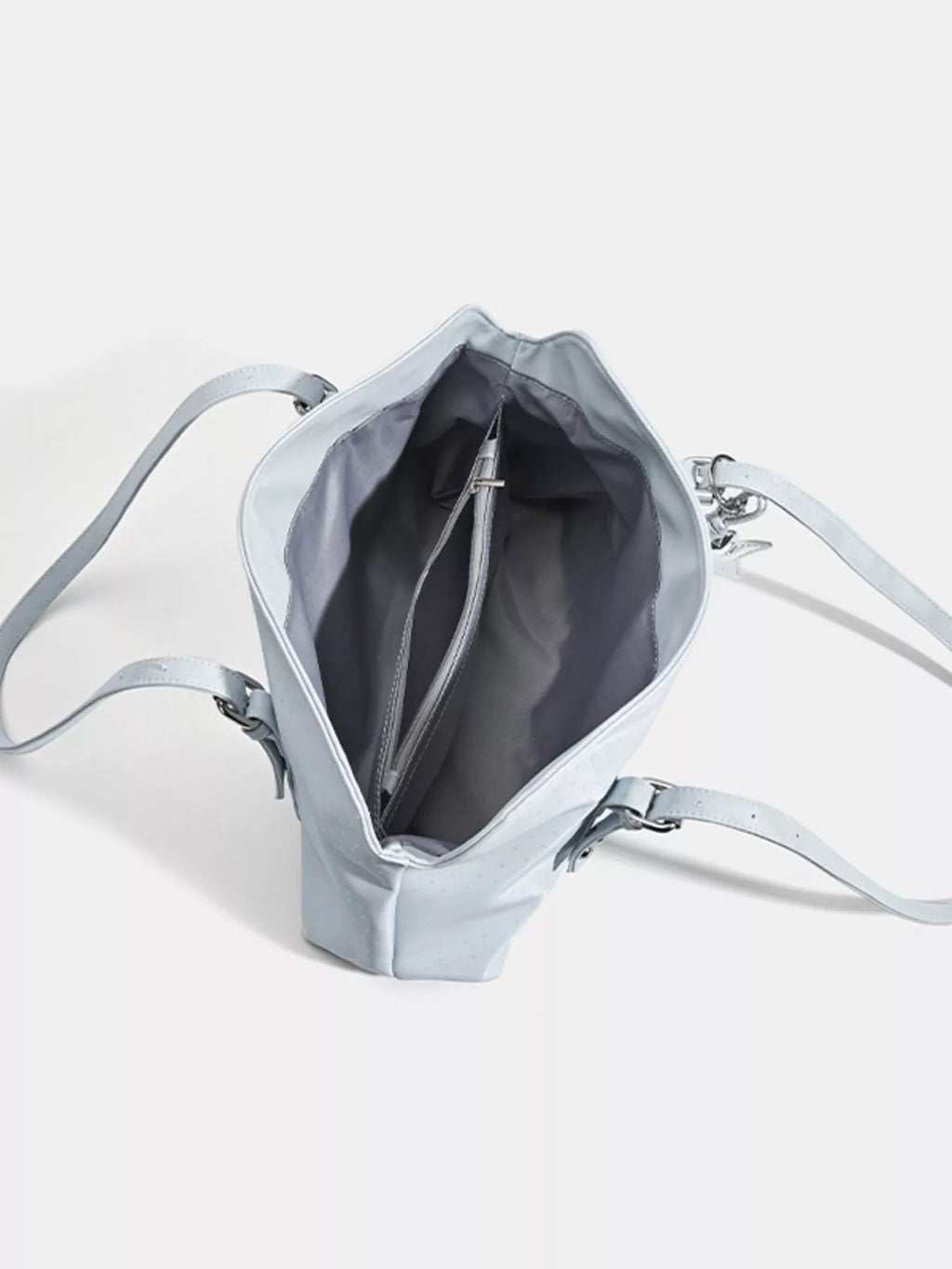 Leather Shoulder Bag with Star Charm