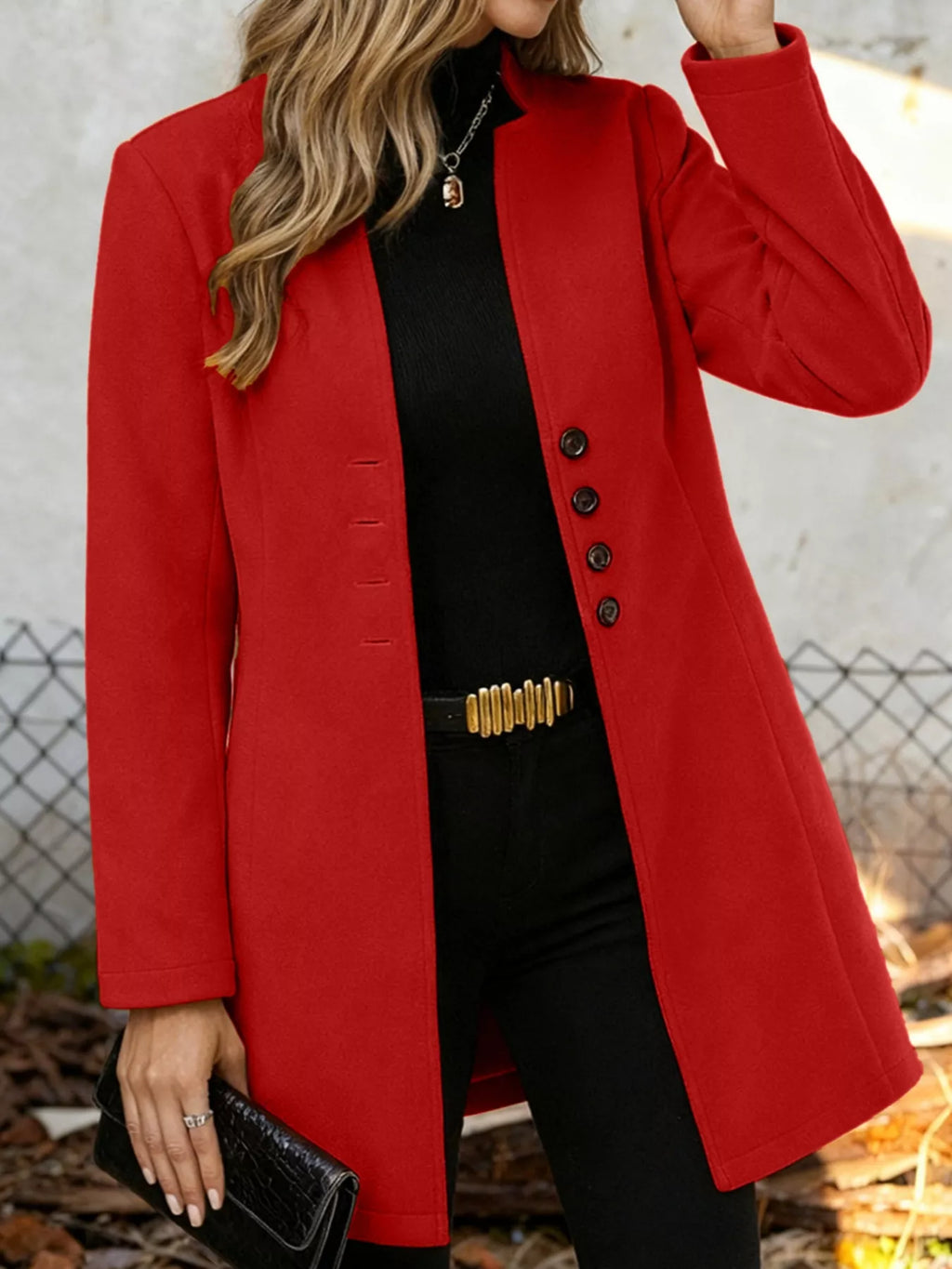 Button-Down Longline Outerwear