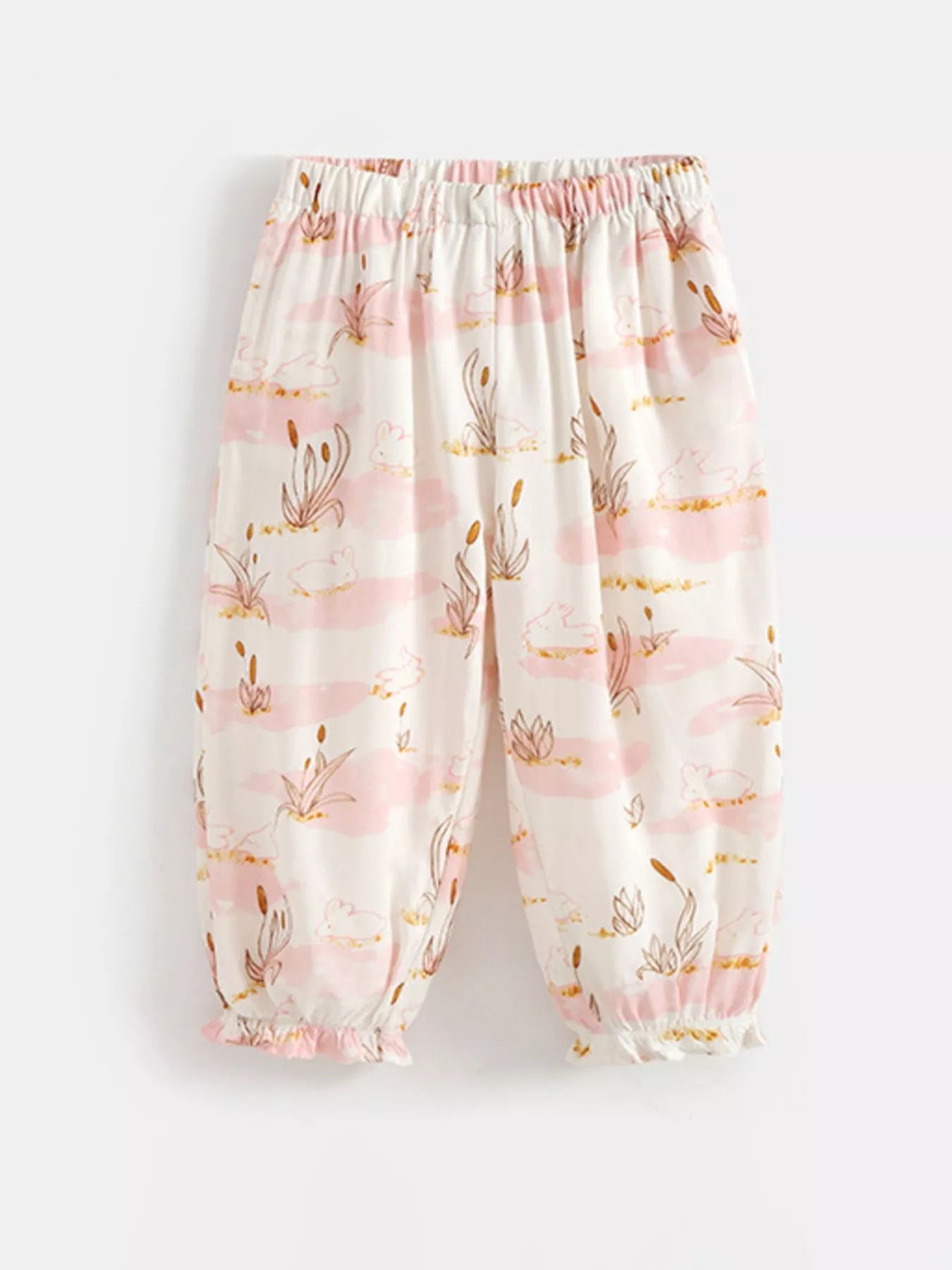 Children's Printed Loose Fit Pants