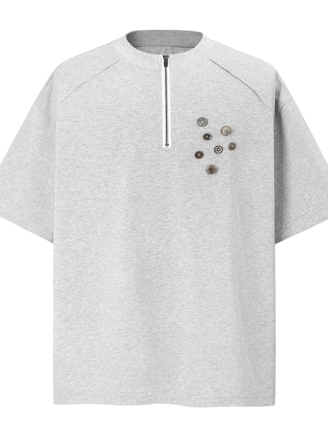 Men's Quarter-Zip Short Sleeve T-Shirt