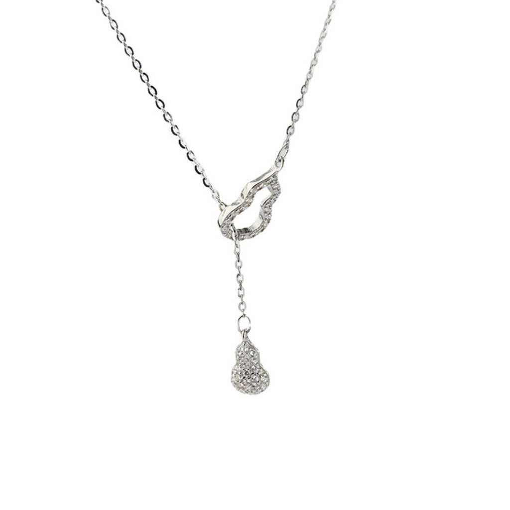 Zircon Gourd Pendant Necklace