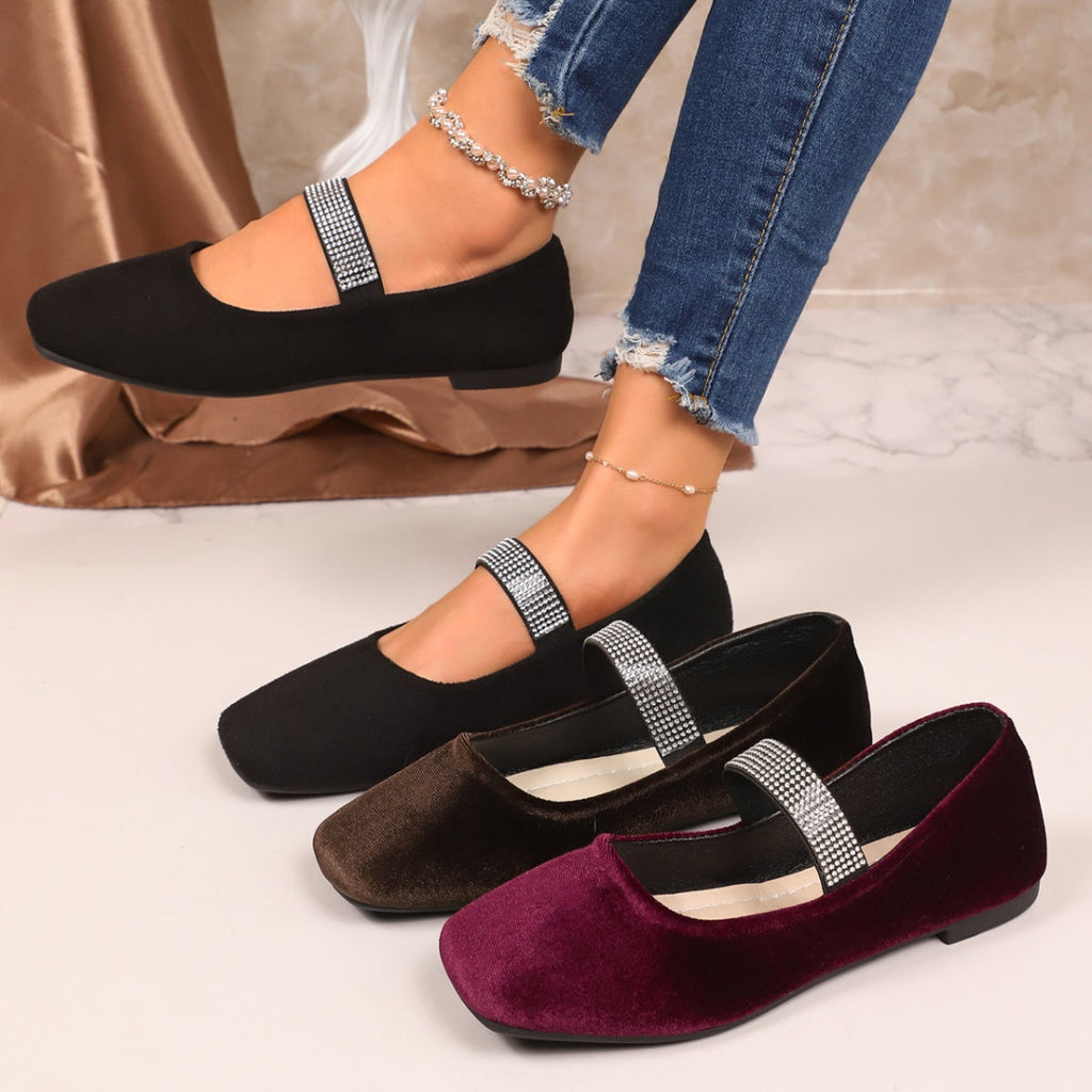 Square Toe Slip-Ons
