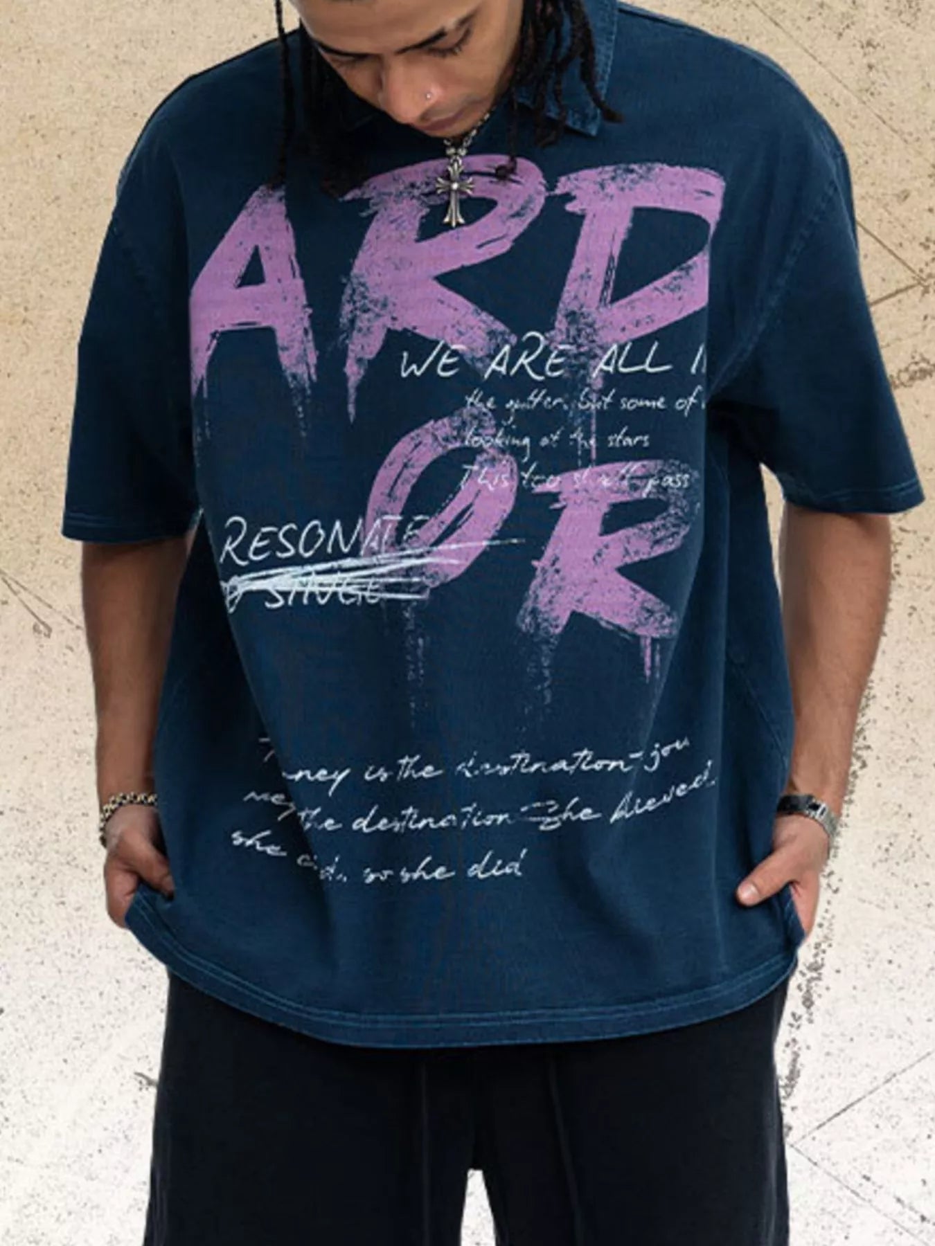 Men's Vintage Washed Graphic T-Shirt