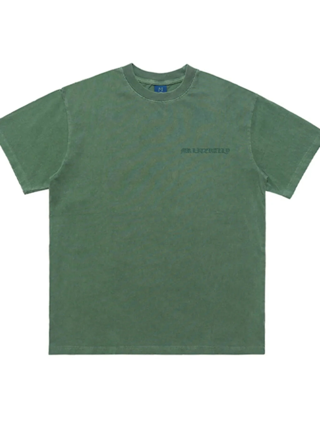 Men's Letter Round Neck Short Sleeve T-Shirt