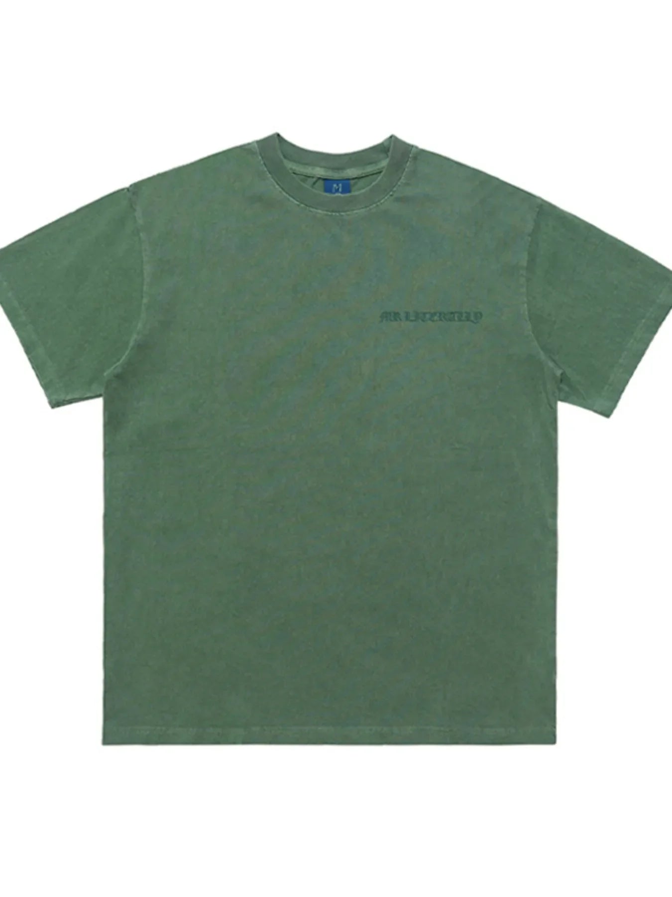 Men's Letter Round Neck Short Sleeve T-Shirt