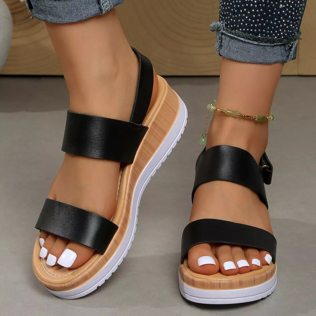Open Toe Wedge Sandals